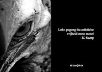 a black and white photo of a turkey with a quote